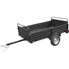 4 In 1 Utility Dump Trailer 7 1 3 Ft L X 4 1 3 Ft W Model Us5806 Trailers Dump Trailers Trailer Utility Trailer