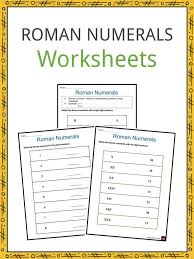 Learn how to read roman numerals and their roman numerals. Roman Numerals Worksheets Summary What How Basic Rules