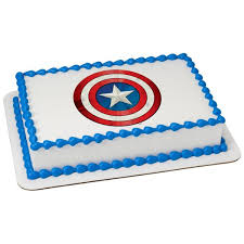 💥 what's your favorite captain america moment? Kids And Character Cake Marvel S Avengers Captain America Icon 20953 Aggie S Bakery Cake Shop