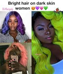 Hair Color For Darkskinned Women Hair Color For Women Bright Hair Shaved Hair Designs