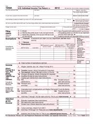 2012 form irs 1040 a fill online printable fillable blank