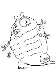 The Hhideous Insectosaurus In Monster Vs Aliens Coloring Page Color Luna In 2020 Coloring Pages Monsters Vs Aliens Alien