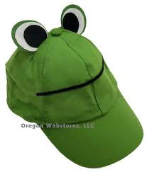 Green Frog Eyes Baseball Cap Frog Scarf Frog Eye Alice In Wonderland Costume