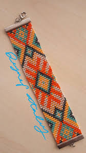 Zeynepatalay Kumboncuk Tezgahdokuma Bileklik Loom Loombracelet Bracelet Glassbeads Handmade Boy 14 5 Orgu Bileklik Modelleri Boncuk Boncuk Desenleri