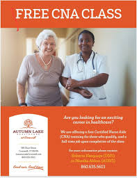 You will be helping the nurse do her job. Autumn Lake Healthcare At Cromwell Facebook