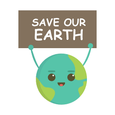 Earth Mascot Holding Board With Save Our Earth Typography Clip Art Comic Continent Png And Vector With Transparent Background For Free Download Save Our Earth Typography Logo Design Free Templates