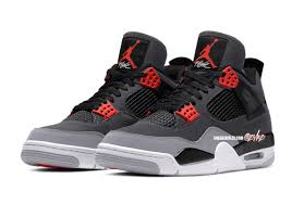 Lookwise, it prefigures some trends that would get big in the 1990s, using molded plastic pieces and plenty of mesh. Air Jordan 4 Infrared 23 Black Cement Dh6927 061 Sneakernews Com