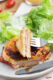 Croque Monsieur Au Jambon Et Cheddar Regilait Recette Recette Facile Croque Monsieur Recette