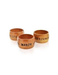 Voir plus d'idées sur le thème rond de serviette, serviettes, ronds de serviette noël. Rond De Serviette Prenom En Bois Traditionnel Personnalise