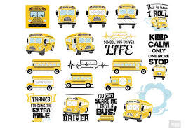 Find & download free graphic resources for rolling pin. School Bus Svg Driver In Svg Dxf Png Eps Jpg 295424 Cut Files Design Bundles