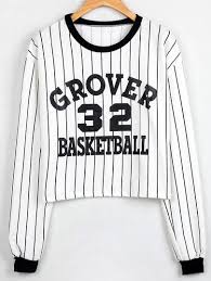 Black And White Vertical Striped Hoodie White Black Vertical Striped Letter Print Sweatshirt Printed Sweatshirts Letter Print Sweatshirt Striped Sweatshirts