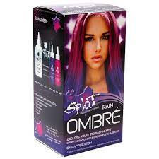 Splat Rebellious Colors Semi Permanent Hair Dye Rain Ombre Permanent Hair Dye Splat Hair Dye Semi Permanent Hair Dye