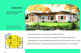 One story ranch house plans. 1950s House Plans For Popular Ranch Homes