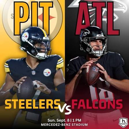 Steelers vs. Falcons in Week 1 🔥 📺: #PITvsATL – Sunday 9/8, 1pm ET on FOX  📱: watch.nfl.com