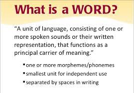 Microsoft word is a widely used commercial word processor designed by microsoft. English Grammar A To Z What Is A Word