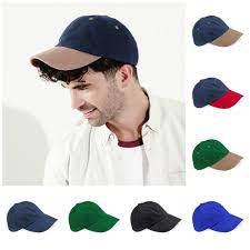 Baseball Cap Hat 100 Cotton Low Crown Low Profile Mens Womens Ladies Contrast Ebay Baseball Cap Caps Hats Cap