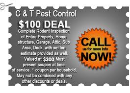 If necessary, try multiple do it yourself pest control codes on this page until you find one that redeems a discount. C T Rodent Control Exclusion Pest Control Exterminator