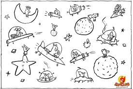 Dibujos Del Espacio Para Colorear