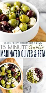 3 Easy Elegant Holiday Appetizers That Only Take 15 Minutes Recipe Feta Recipes Marinated Olives Olive Recipes
