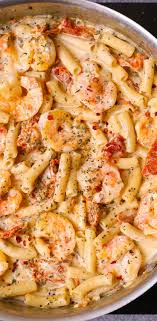 Sun Dried Tomato Pasta With Shrimp In Creamy Mozzarella Sauce Italian Pasta Recipe Gluten Free Pasta Italian Pasta Recipes Recipes Seafood Recipes