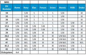 Try out different styles and types of boards, and find what works best for you. Snowboard Binding Size Chart