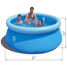 Akaso inflatable swimming pool, 94.5 x 56 x 22 kiddie blow up pool, family lounge pool for kids and adults, toddlers, outdoor, garden, backyard. Jleisure Inflatable Pools Target