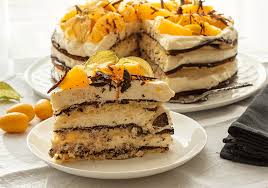 Orangentorte Mit Schokolade Kuchenmomente Rezept Orangen Torte Orangentorte Lebensmittel Essen