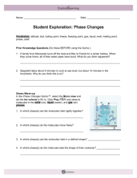 Coefficient balancing chemical equations gizmo answer key activity b. How Did Altitude Affect The Freezing Melting And Boiling Points Of Water Gizmo