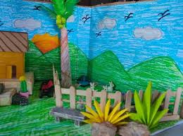 Gambar lukisan alam sekitar koleksi gambar hd gambar ilustrasi dengan gambar pemandangan dan gambar lukisan merupakan hasil visual tulisan teknik sketsa gambar alam pantai desa gunung air terjuntema seni rupa wisnujadmika s weblog c hubungan antara manusia dengan alam sekitarnya. Diorama Alam Sekitar Psv Tahun 6