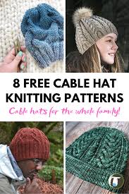 Our directory links to free knitting patterns only. 8 Free Cable Hat Knitting Patterns Blog Nobleknits