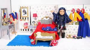 Baby Doll Bedroom For Disney Descendants 2 Evie American Girl Doll Dres American Girl Doll House American Girl Doll Diy American Girl Crafts