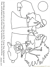 Eventually abram and lot had to separate because the land couldn't support them both. Abram And Lot Coloring Page For Kids Free Abram And Lot Printable Coloring Pages Online For Kids Coloringpages101 Com Coloring Pages For Kids