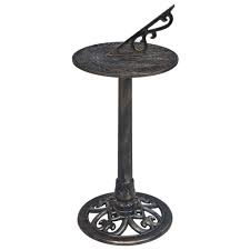 Check spelling or type a new query. Festnight Sundial Pedestal Styled Base With Hollow Design For Garden Backyard Bronze 35 5x82 Cm Plastic Buy Online In Angola At Angola Desertcart Com Productid 205867309
