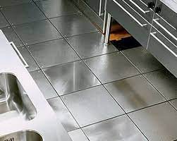Slip resistant stainless steel floor plates are designed for. Self Locking Metal Floor Tile Sistemamen Acciaio Liscio E Goffrato Planium Flooring Tile Floor Metal Floor