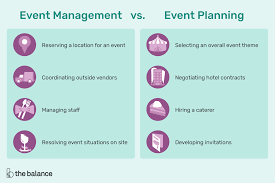 Event Management Vs. Planning