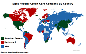 The credit card of america. Most Popular Credit Card By Country Visa Mastercard Or Amex