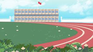 School Season School Playground Background Material Building Playground School Season School Grassland Color Backgr Psd Background Background Background Images