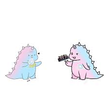 Pasalnya pp couple dinosaurus sempat menjadi viral pada beberapa bulan yang lalu. Dino Couple Profile Picture Merah Literatur