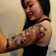 Pin On Koi Fish Half Sleeve Tattoos