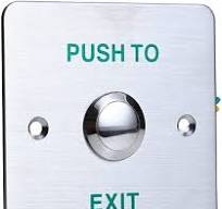 Stainless Steel Panel Door Release Out Unlock Exit Button Switch for Hollow  Door | eBay