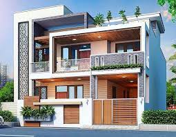 A proscenium arch is the arch over this area. 3d Elevation Design Maddy Architect House Balcony Design Bungalow House Design Modern Exterior House Designs
