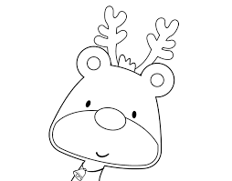 Disegno Di Rudolph La Renna Da Colorare Pagine Da Colorare Di Natale Cartoline Di Natale Fatti A Mano Colori Di Natale