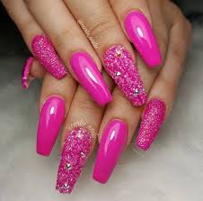 Pin On Nails Here we have acrylic coffin nails with a french ombre design.