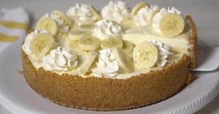 Doux Cheesecake A La Creme De Banane Creme De Banane Recette Dessert Cheesecake