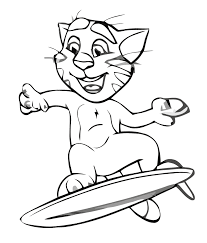Tom has served for the past five years as an external advisor and gallup senior scientist. Talking Tom Coloring Pages Coloring Home