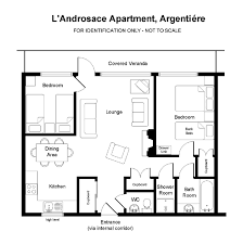 Floorplan Of The Apartment In Argentiere Chamonix Mont Blanc Floor Plans Apartment Apartment Plans
