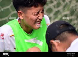 High school football player during hi-res stock photography and images