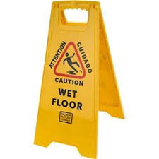 Palmer Fixture Cs701 2 Sided Caution Wet Floor Sign Yellow In 2020 Wet Floor Signs Wet Floor Floor Signage