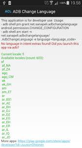 In this case, you need to download and install dejaconnectadb driver on your pc: Adb Change Language For Android Apk Download