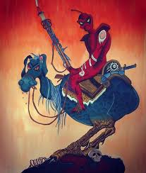 I've reviewed two of ralph bakshi's movies now, and even though my feelings on them were, oh blackwolf send three of his minions, including a red robot named necron 99, on a mission to assassinate the rulers of the dwarves, fairies and elves. I Did My Own Painting Of William Stout S Necron 99 From Ralph Bakshi S 1977 Wizards For My Boyfriend S Birthday Enjoy Cultcinema